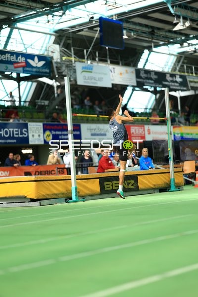 Hochsprung im Glaspalast