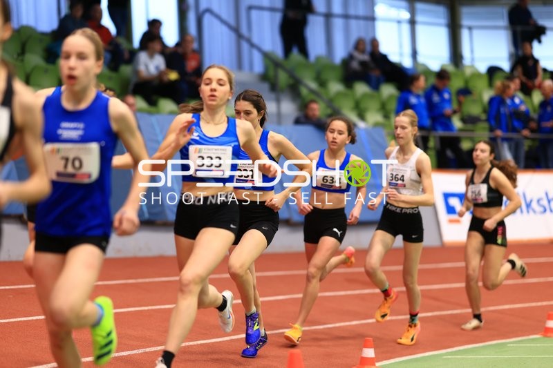 Läuferinnen im Glaspalast Sindelfingen