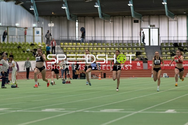 Sprinterinnen im Glaspalast Sindelfingen