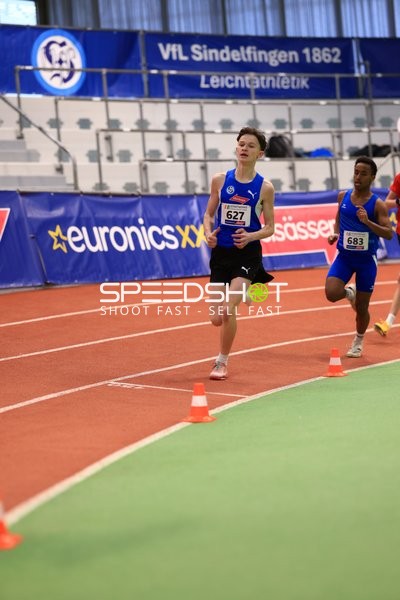 Läufer im Glaspalast Sindelfingen