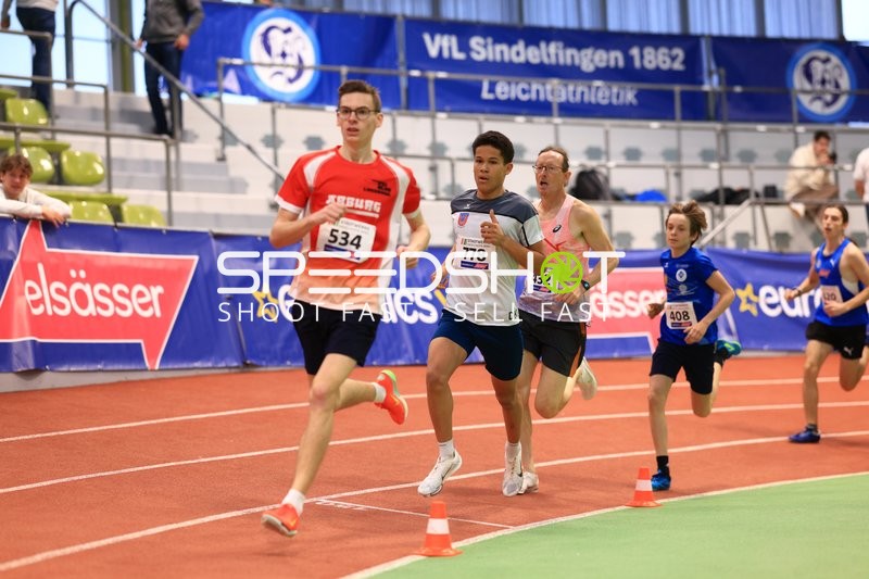 Läufer im Glaspalast Sindelfingen