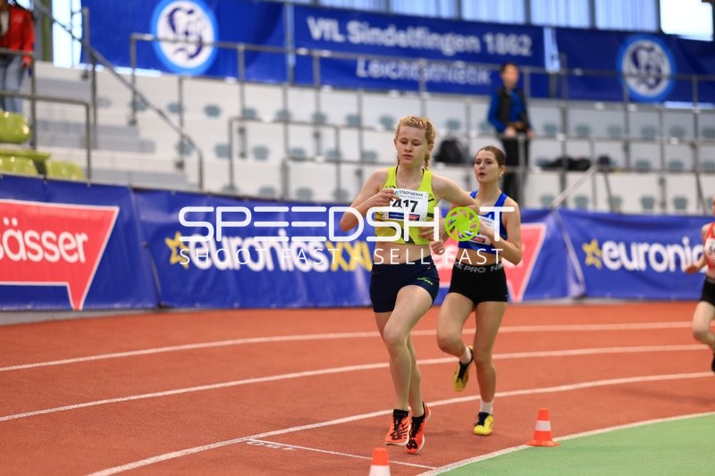 Läuferinnen im Glaspalast Sindelfingen