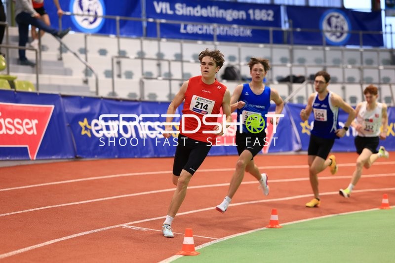 Leichtathletik Rennen im Glaspalast