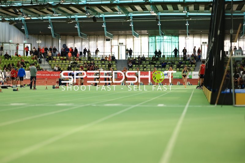 Sprintstart im Glaspalast Sindelfingen