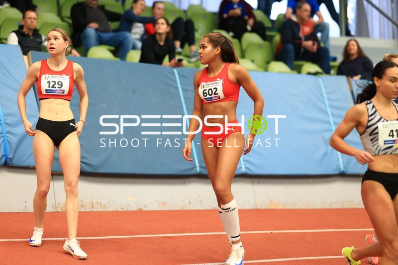 Athletinnen mit Startnummern 129, 602 und 41