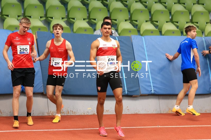 Athleten im Glaspalast Sindelfingen