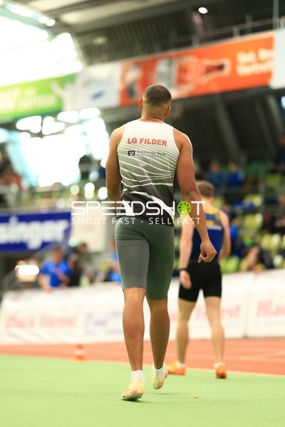 Athlet im Glaspalast Sindelfingen