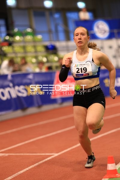 Startnummer 219 sprintet im Glaspalast