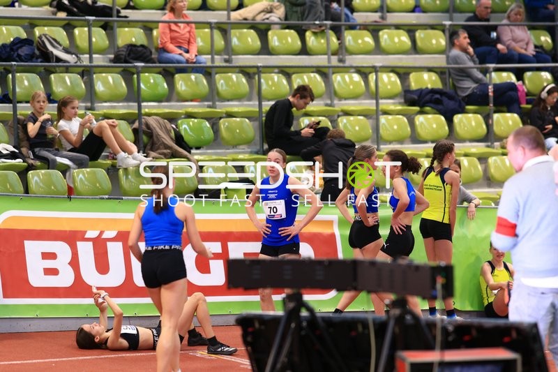 Athletinnen im Glaspalast Sindelfingen