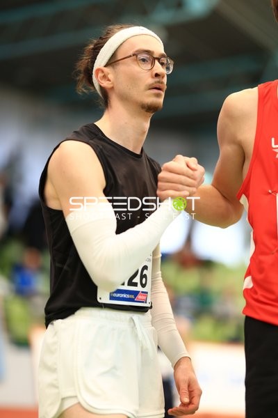 Athleten im Glaspalast Sindelfingen