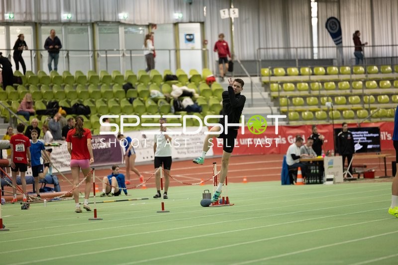 Athlet beim Aufwärmen