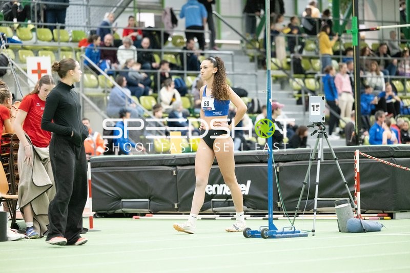 Startnummer 68 beim Hochsprung