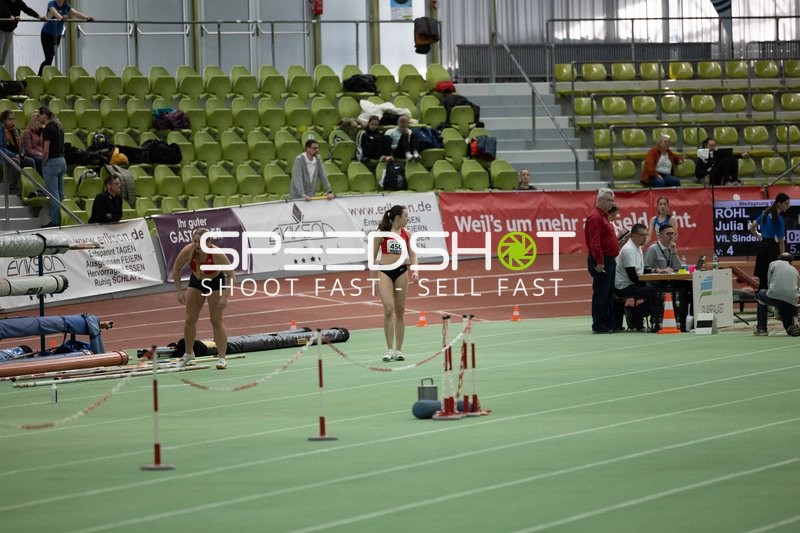 Athletinnen im Glaspalast Sindelfingen