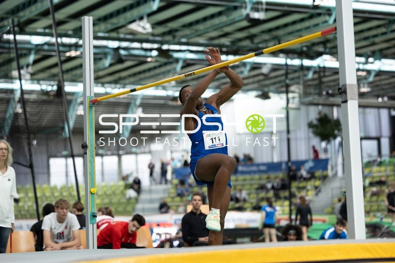 Hochsprung im Glaspalast