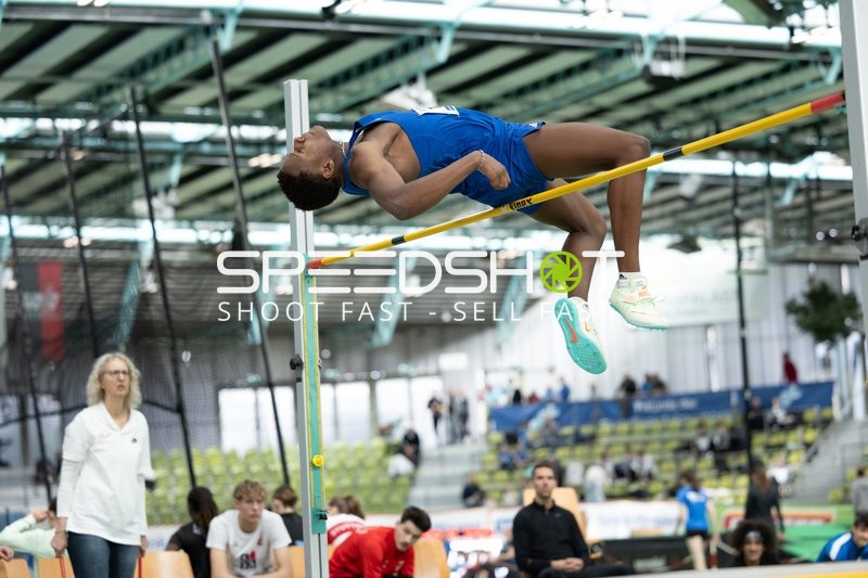 Hochsprung im Glaspalast