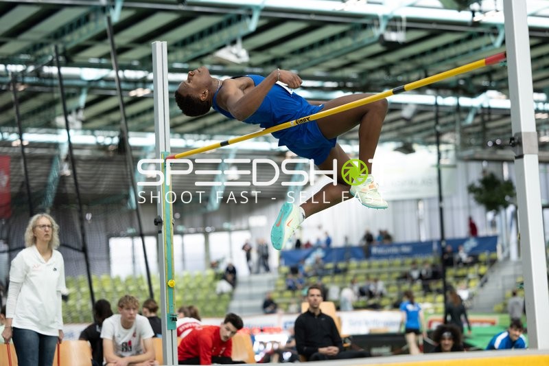 Hochsprung im Glaspalast