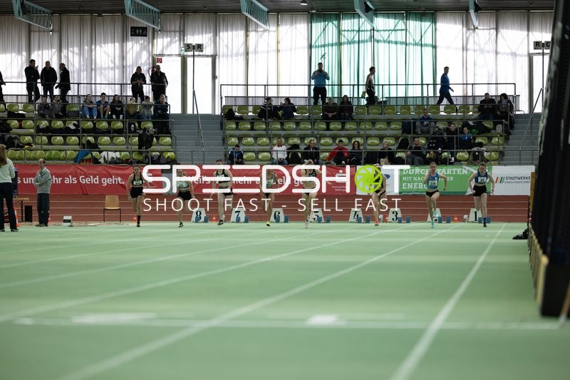 Sprintstart im Glaspalast Sindelfingen