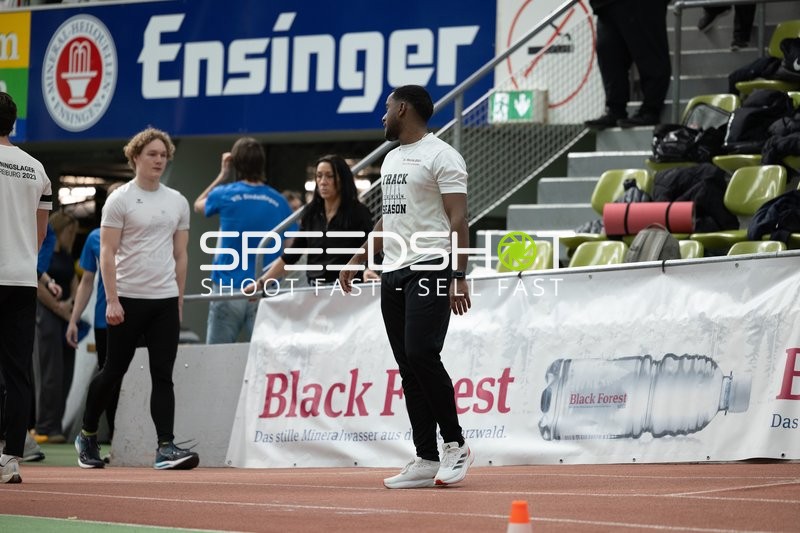 Athleten im Glaspalast Sindelfingen