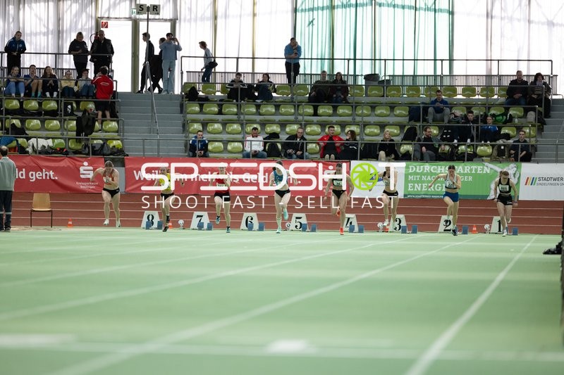 Sprintstart im Glaspalast