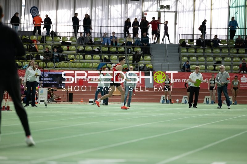 Athlet im Glaspalast Sindelfingen