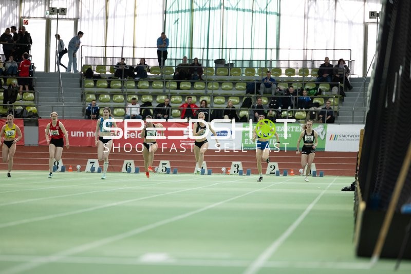 Sprintstart im Glaspalast Sindelfingen