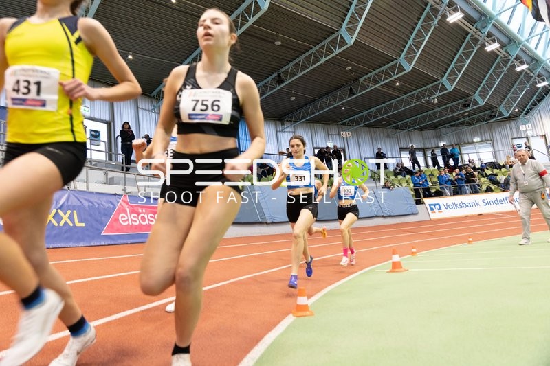 Läuferinnen im Glaspalast Sindelfingen