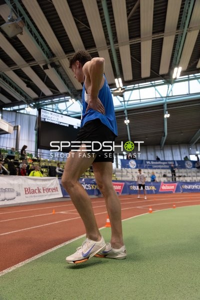 Athlet im Glaspalast Sindelfingen