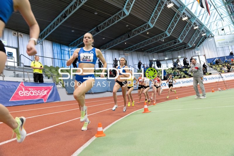 Läuferinnen im Glaspalast Sindelfingen