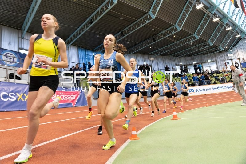 Läuferinnen im Glaspalast Sindelfingen