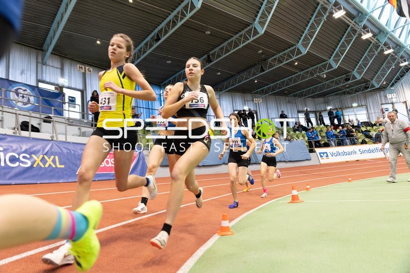 Läuferinnen im Glaspalast Sindelfingen