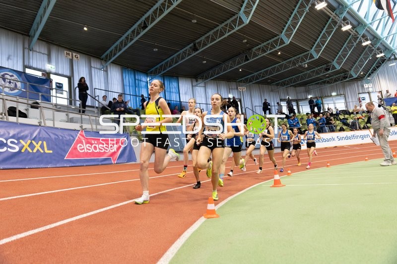 Läuferinnen im Glaspalast Sindelfingen