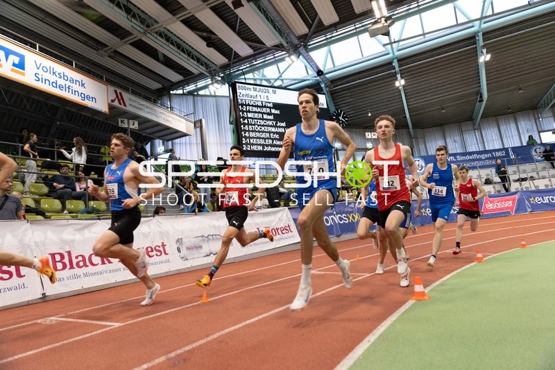 800m Lauf im Glaspalast Sindelfingen