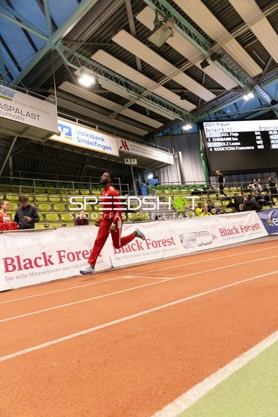 Athlet im Glaspalast Sindelfingen