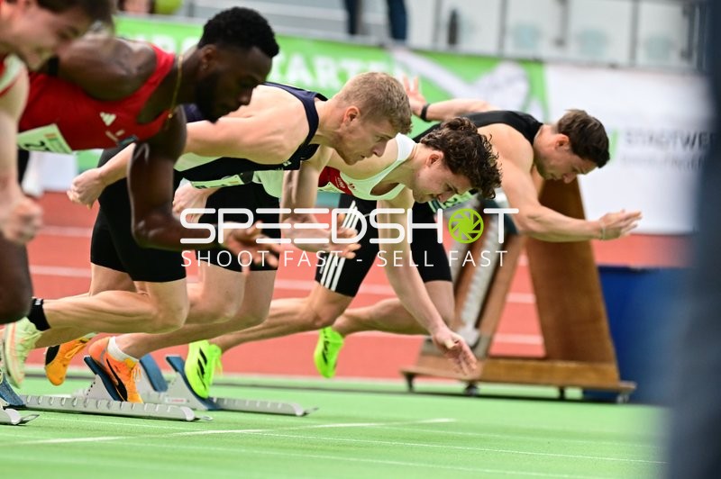 Start beim Hallensprint im Glaspalast