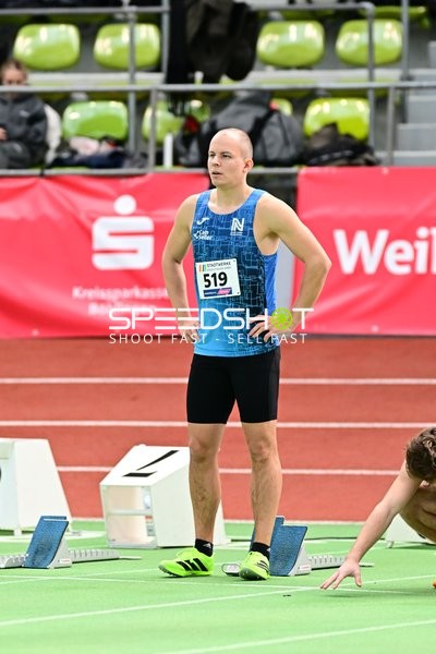 Athlet mit Startnummer 519 im Glaspalast