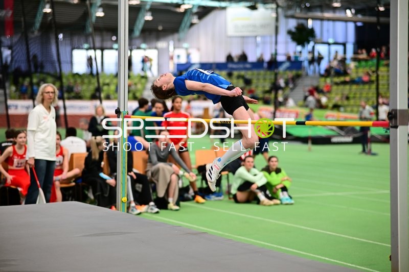 Hochsprung im Glaspalast