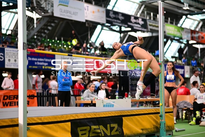 Hochsprung im Glaspalast