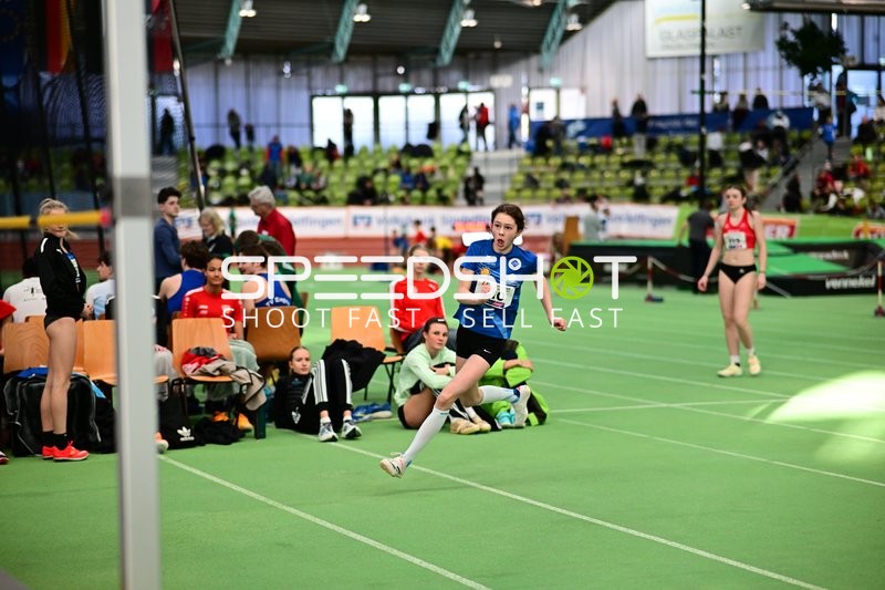 Startnummer 10 sprintet im Glaspalast