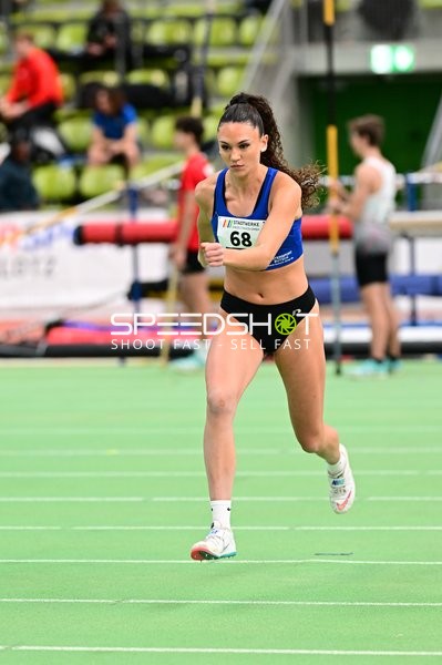 Startnummer 68 sprintet im Glaspalast