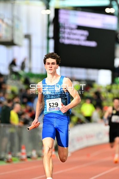 Athlet mit Startnummer 529 in Aktion