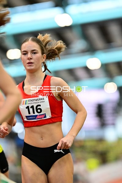 Startnummer 116 läuft im Glaspalast