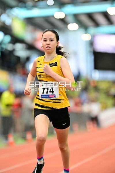 Startnummer 774 läuft im Glaspalast