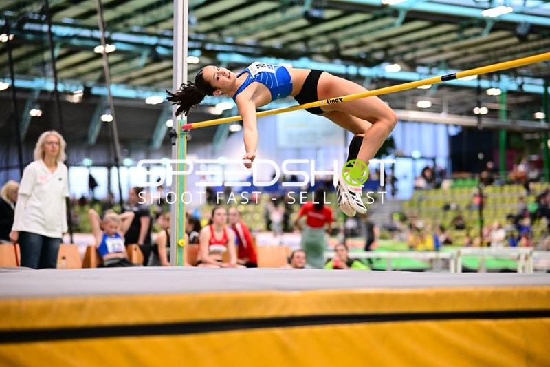 Hochsprung im Glaspalast