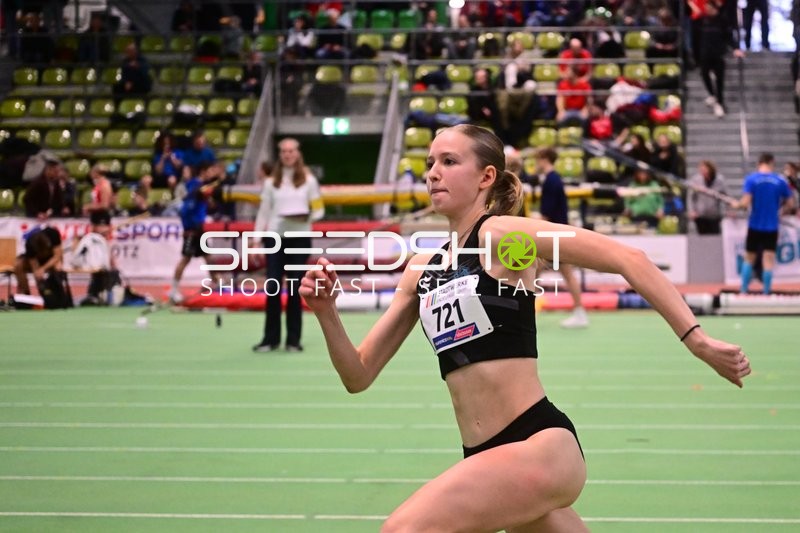 Startnummer 721 sprintet im Glaspalast