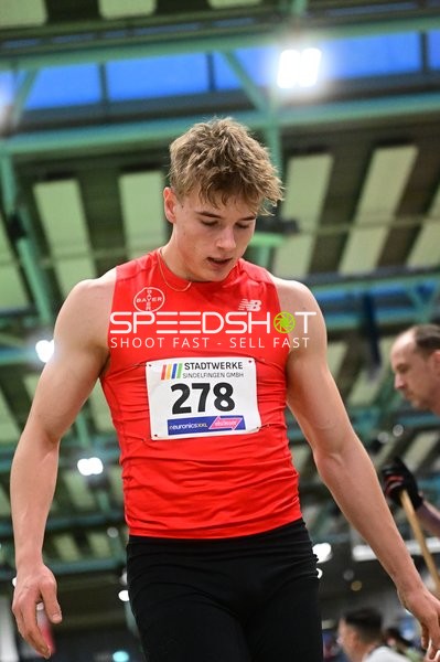 Athlet mit Startnummer 278 in Aktion