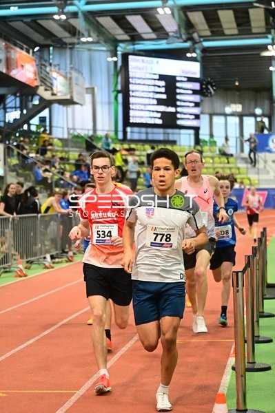 Läufer im Glaspalast Sindelfingen