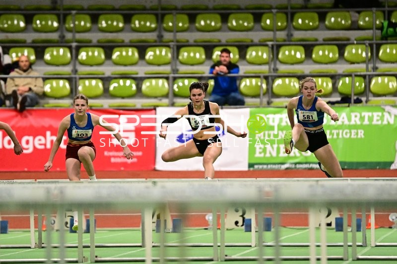Hürdenlauf im Glaspalast Sindelfingen