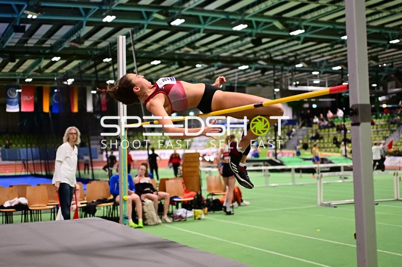 Hochsprung im Glaspalast