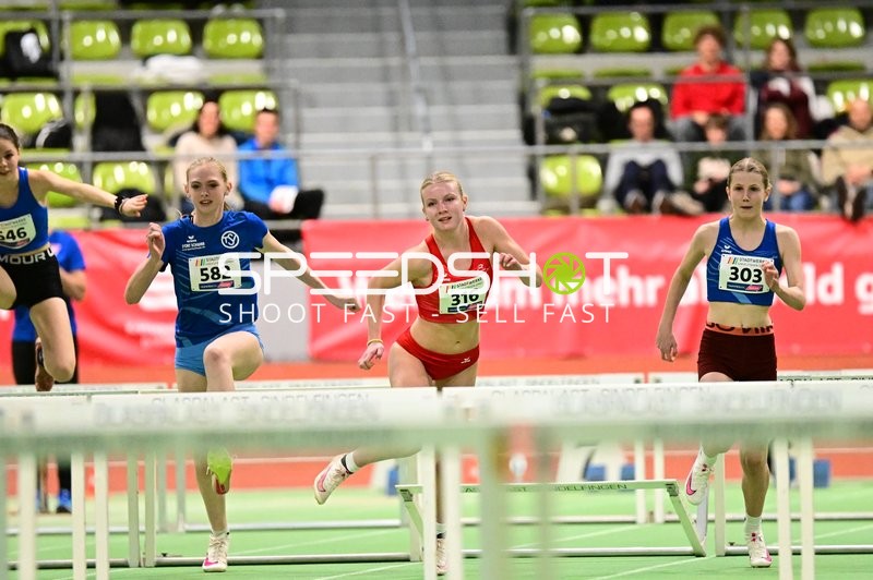 Hürdenlauf im Glaspalast Sindelfingen