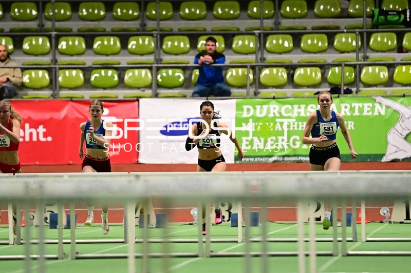 Hürdenlauf im Glaspalast Sindelfingen